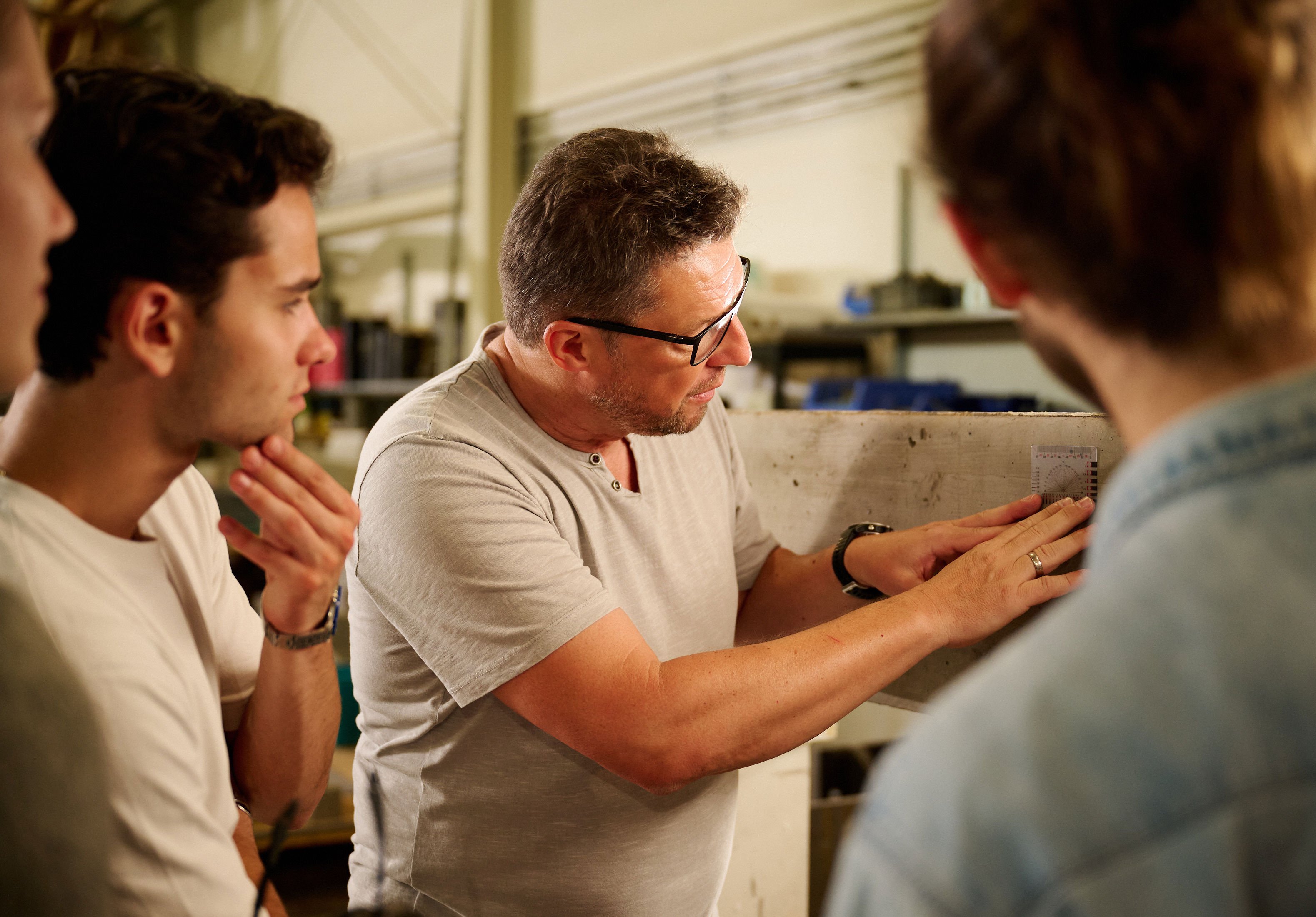 Industrial Engineering & Management Studierende an der CU Hochschule bei Lehrveranstaltung Industrial Engineering & Management Studierende an der CU Hochschule bei Lehrveranstaltung
