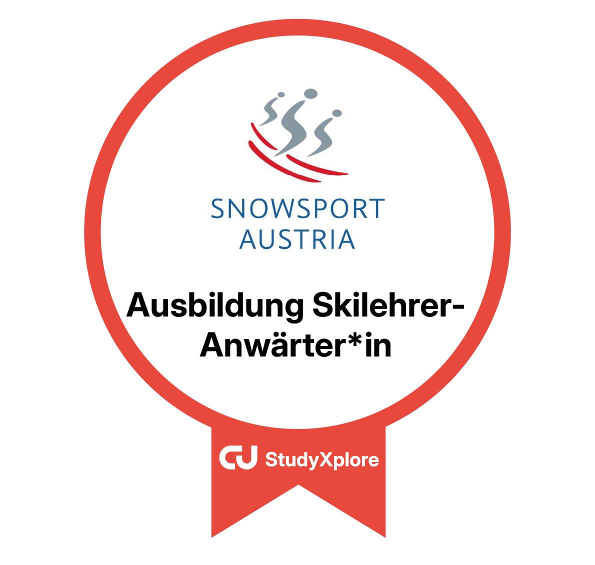 Badge Zusatzausbildung: Skilehreranwärter:in